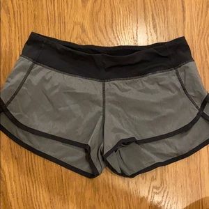 Grey Lululemon shorts